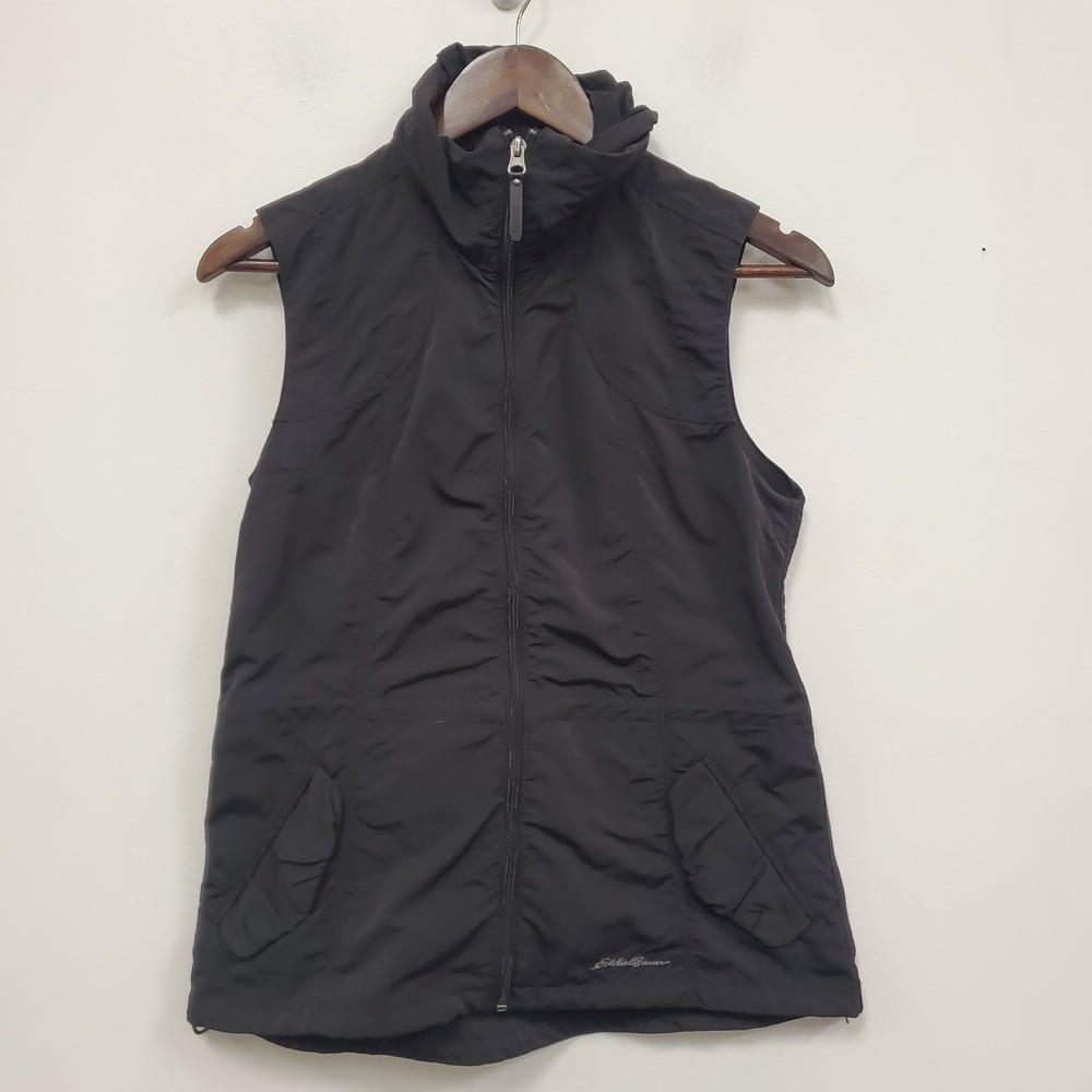 Eddie Bauer Womens Travex Full‎ Zip Vest Size S Hiking Outdoor Layer Granola